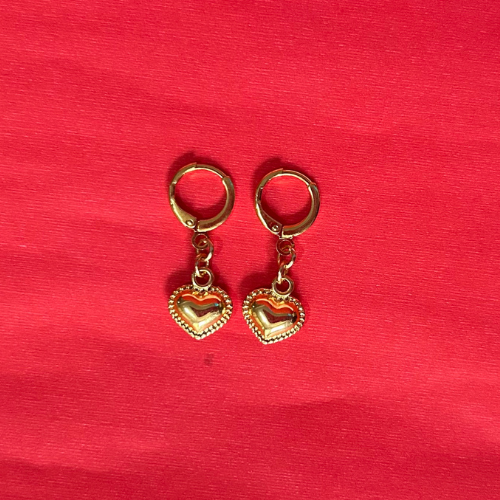 Aretes Corazon Amor